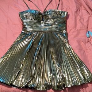 Shimmering Gold Dress.